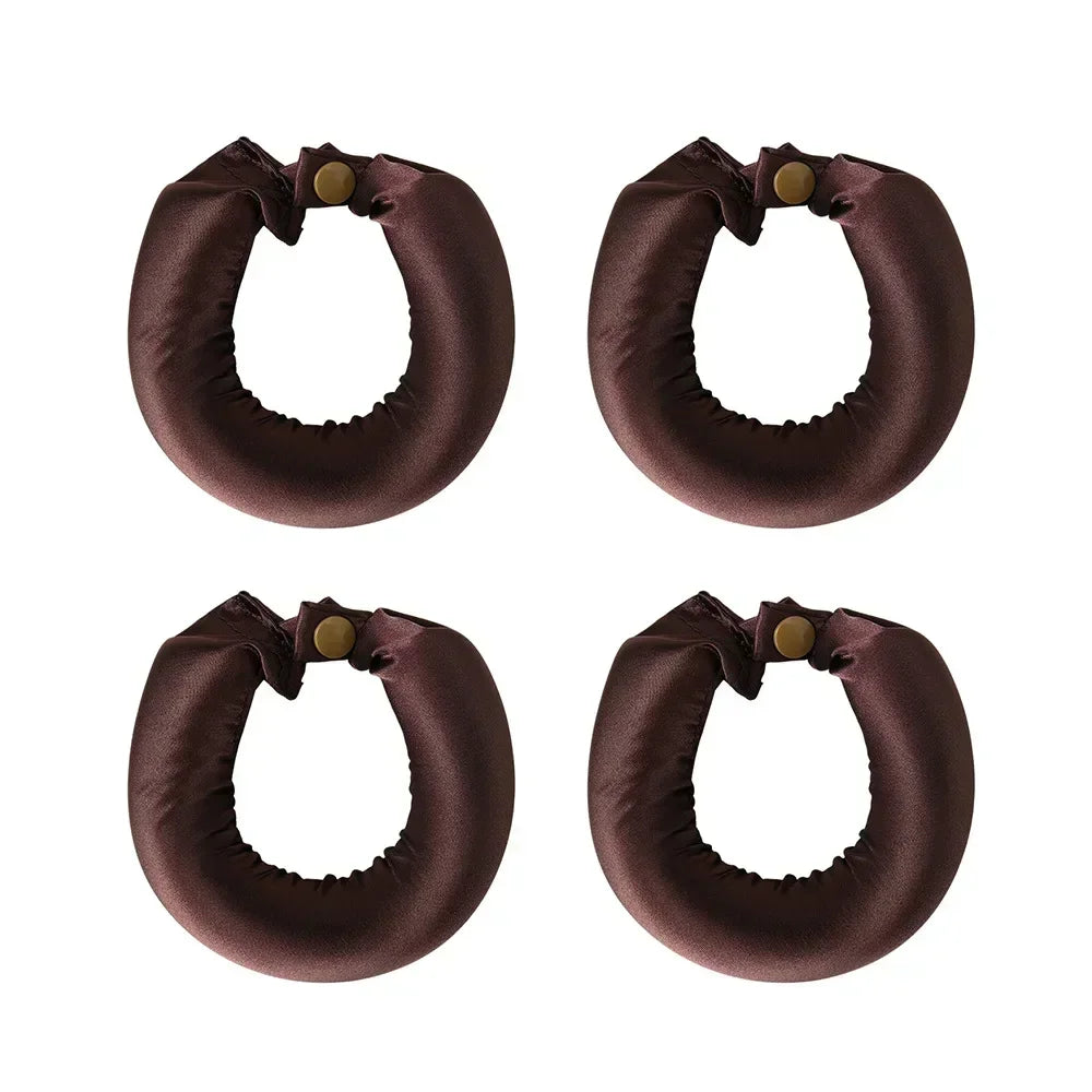 Heatless No Heat Hair Rollers Satin Curling Rod Soft Curlers Sleeping Flex Rods Styling Tools