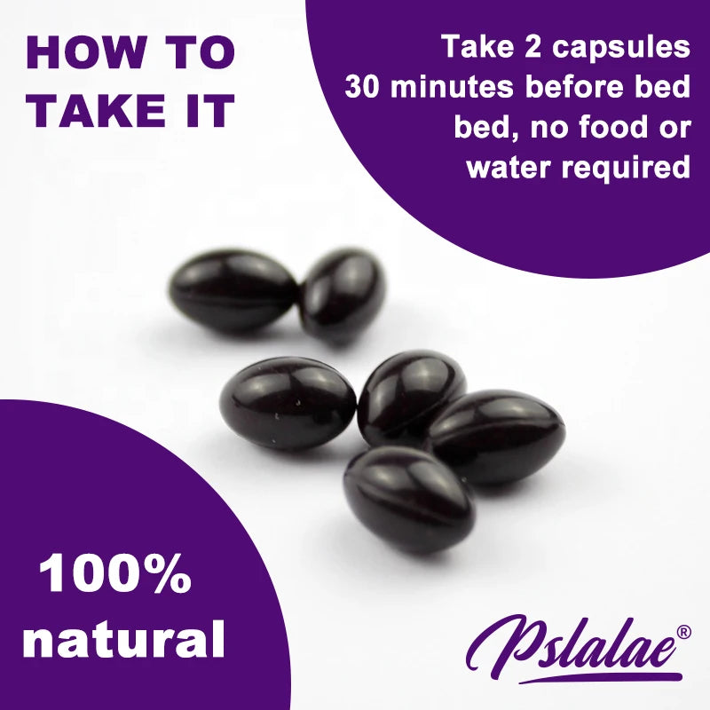With 3 Mg Melatonin & L-Theanine Capsules, Sleep Support Helps Calm Mind and Body for Better, Longer Sleep 120 Capsules