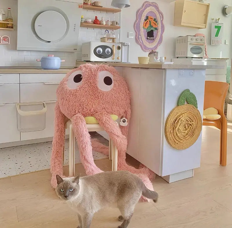 175CM  Giant Swag Ferry Plush Alien Monster Octopus Stuffed Toy For Safe or Comfort Pillow