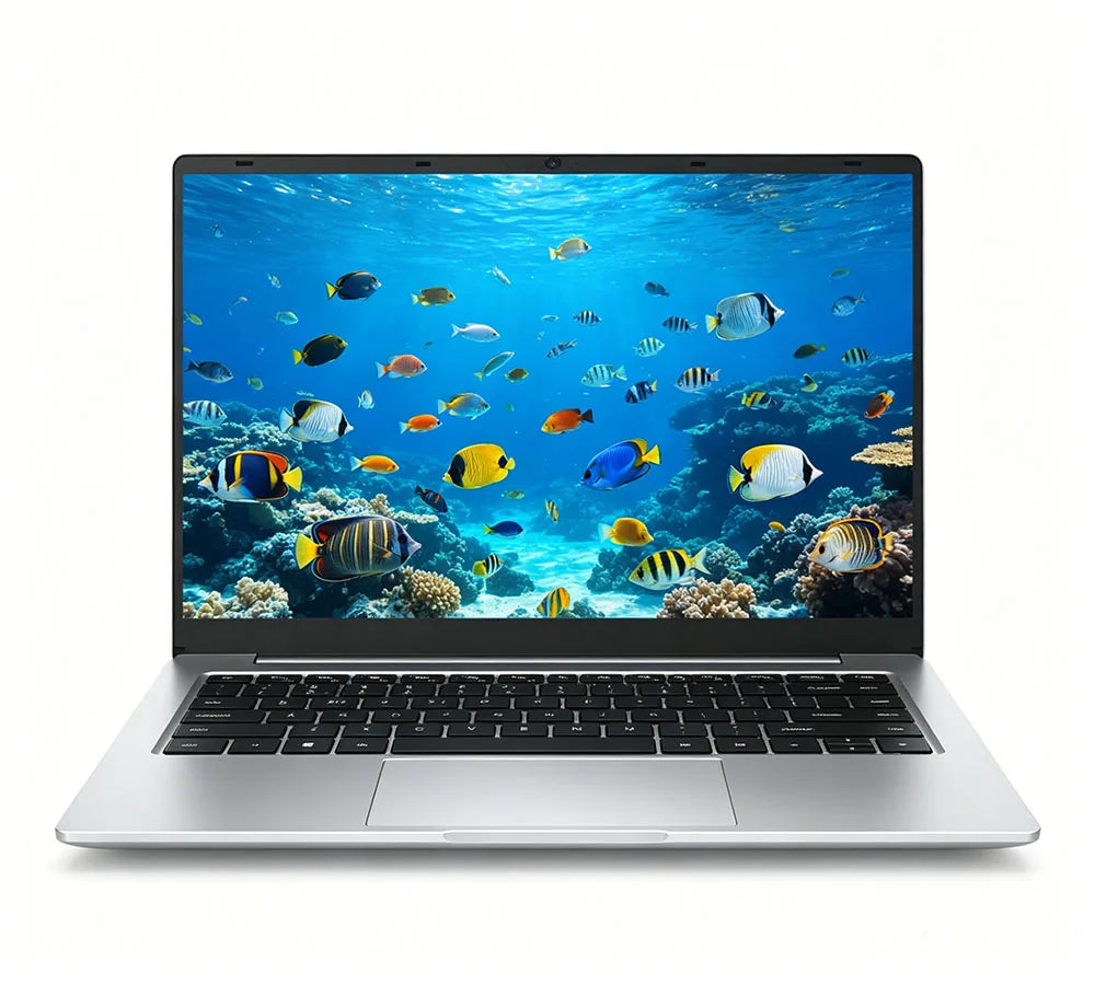14.1 Inch FHD Ultra Thin Laptop Intel N3700/4405U Win11 DDR4 16GB/32GB RAM 2TB SSD Portable Business Office Notebook PC