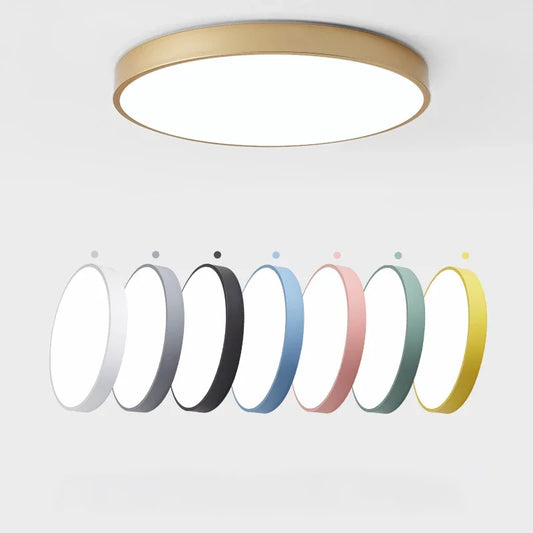 Modern Color LED Ceiling Lamp for Bedroom Living Dining Room Indoor Home Decor Lighting Fixture