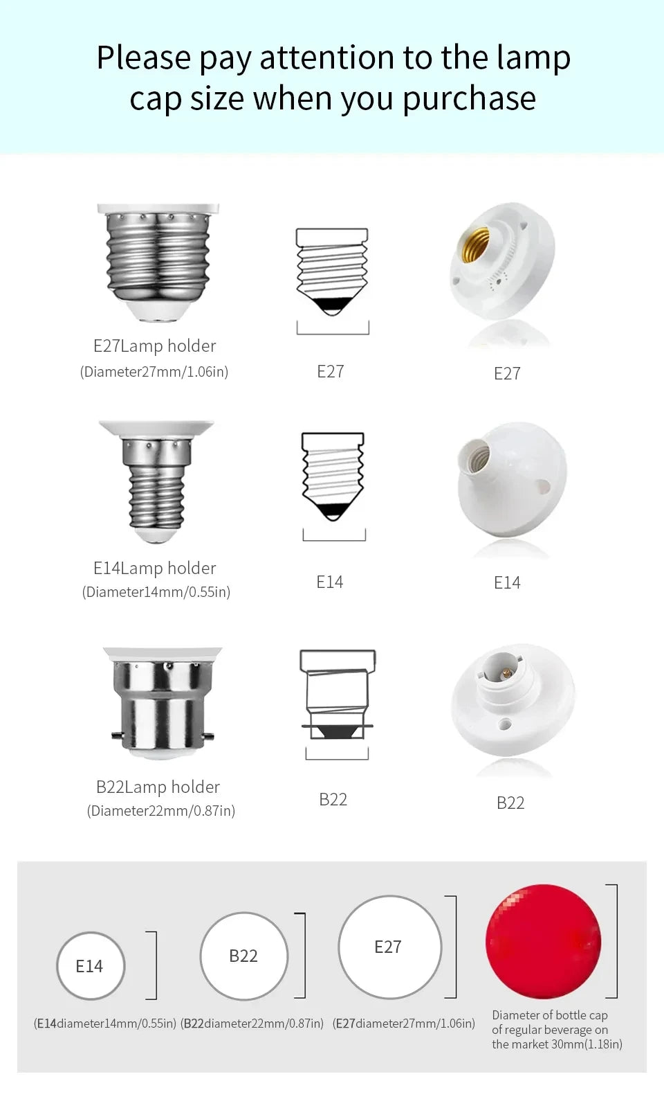 8PCS LED Bulb E27 B22 E14 AC220/110V 3W 6W 9W 12W 15W 18W Brightness and Low Energy Consumption