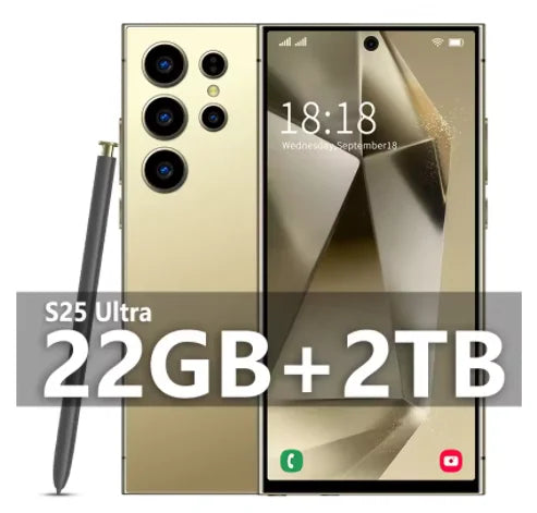 NEW 2026 HOT Pad S25 ultra Tablet PC 7.3 inch HD 4K Android 14 22GB+2TB 8000mAh Battery 4G 5G Dual Sim Card WiFi GPS Google Tab