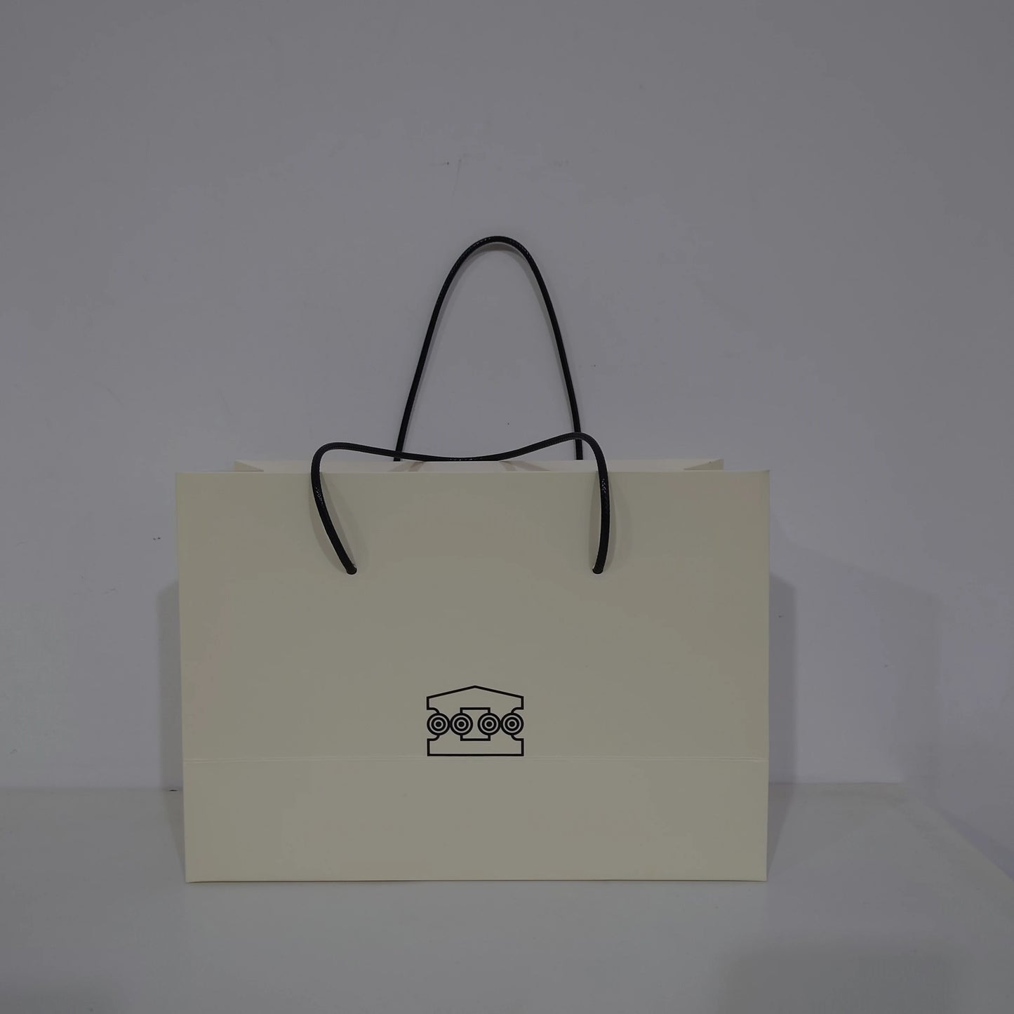 500Pcs Custom Shopping Bag Elegant Paper Packaging Cosmetic Gift Bags with Logo