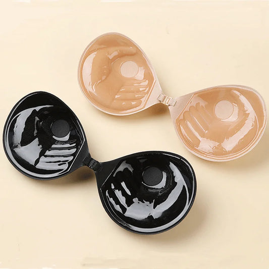 2/1pcs Women Self Adhesive Lift Up Bra Invisible Cover Bra Silicone Pad Strapless Breast