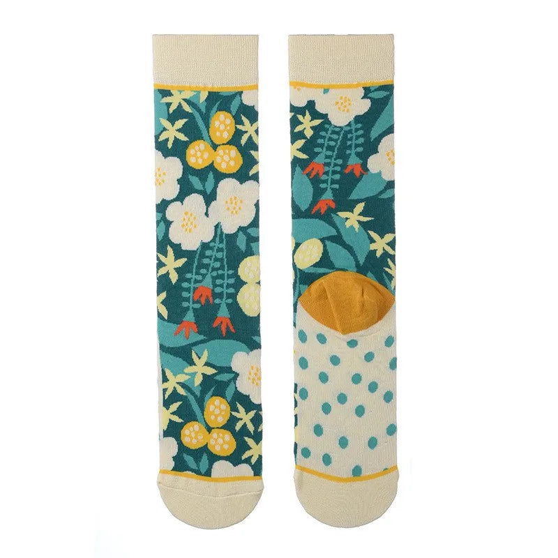 Fashion Colorful Spring Autumn Women's Socks