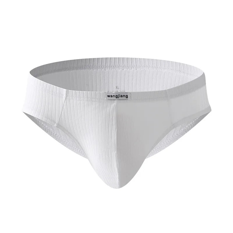 Soft Cotton Briefs Men Sexy Pouch Underwear Sweat Absorption Underpants Breathable