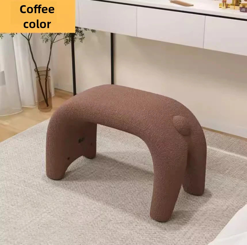 Cat shoe change stool household door shoe stool entry small stool sitting stool low stool sofa hair stool dressing makeup stool