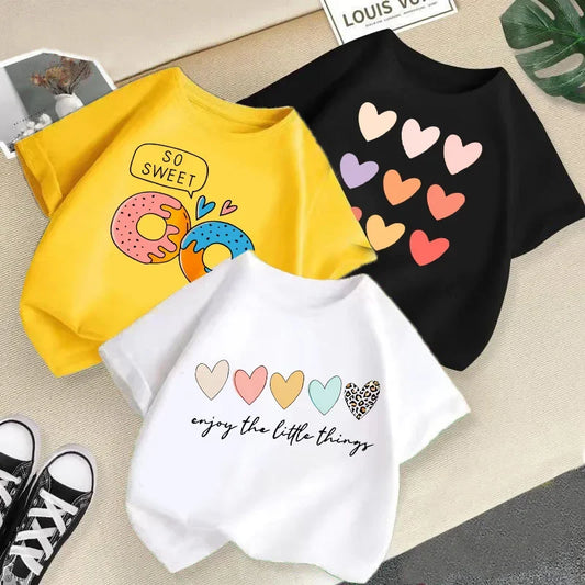 Summer Children's Clothing T-shirt Casual Short-sleeved