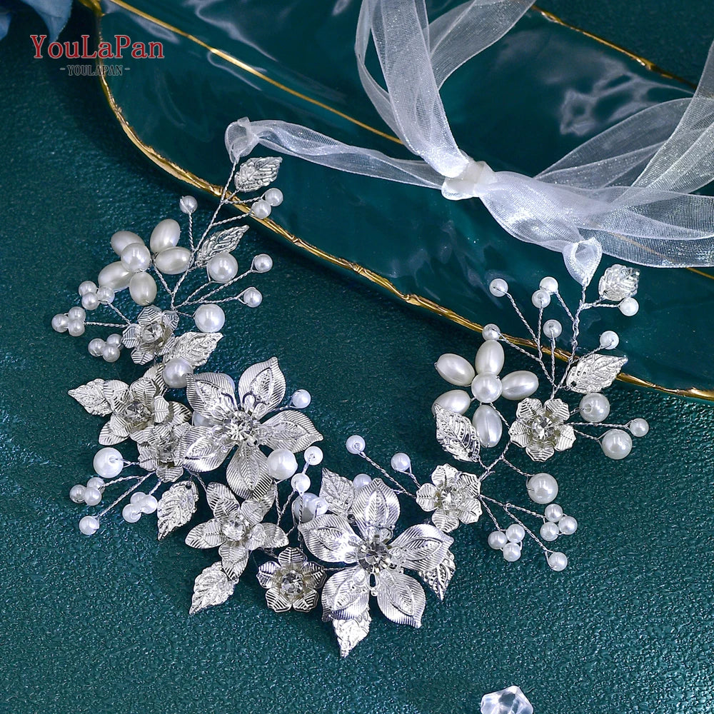Wedding Dress Belt Sash for Woman Bridal Bridesmaid Floral Belt