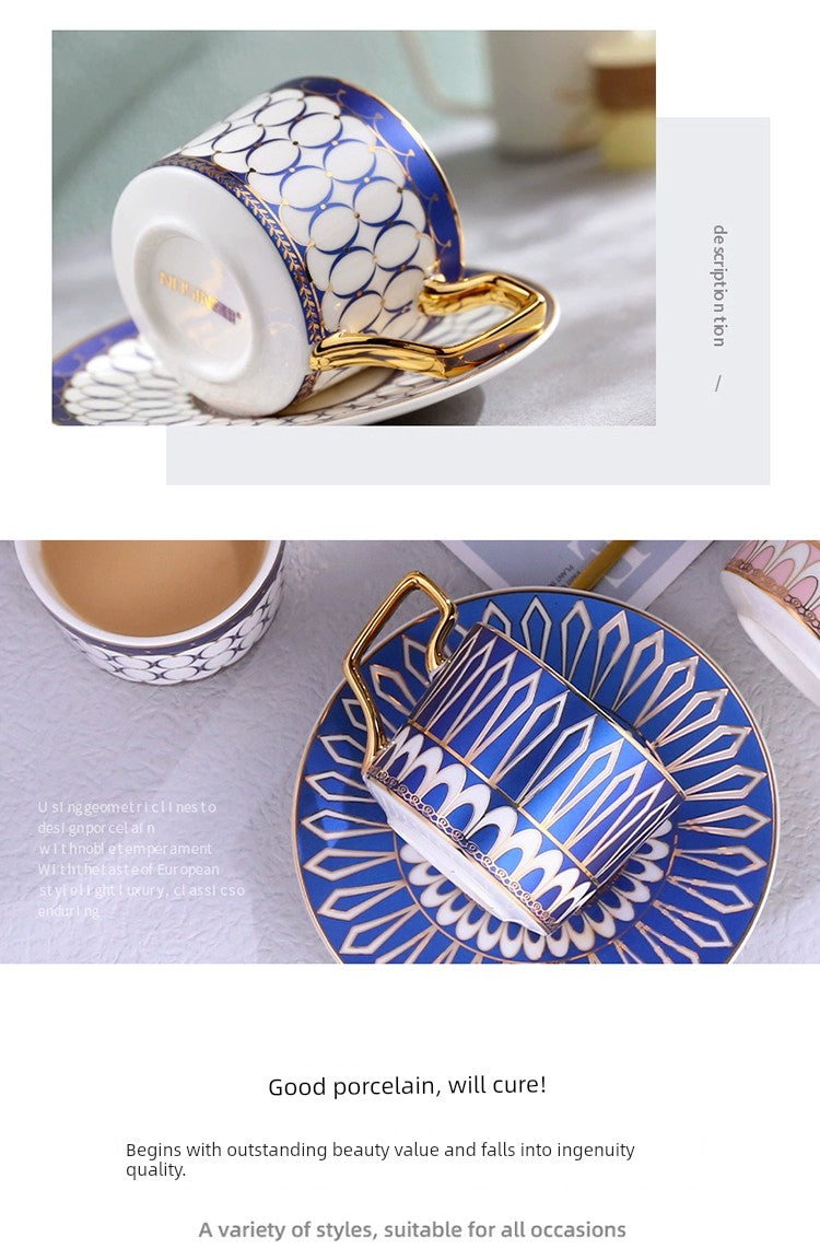 Luxury Gold Plated Ceramic Dinnerware