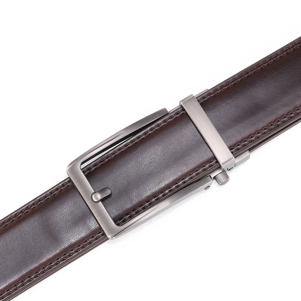 Men Luxury Buckle Genuine Leather Belt