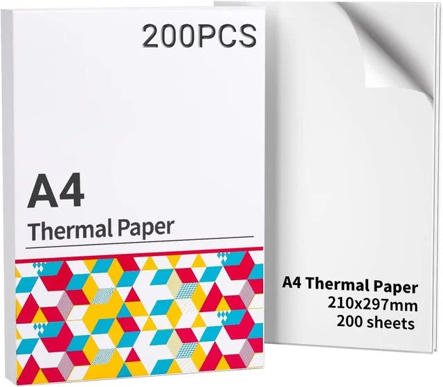 M08F Portable Phone Travel Home Wireless Thermal Printer Bluetooth Use A4 Mobile Printer for Laptops Inkless