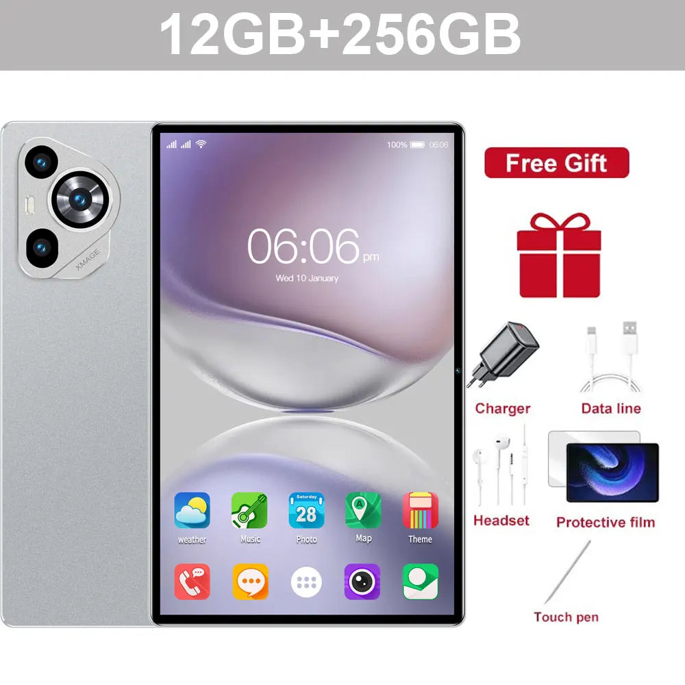 Hot New Pad 7s Pro Original Tablets 11.6inch Global Version Android 15 Tab 5G Dual Sim 12000mAh Tablets Children's Kids Tab PC
