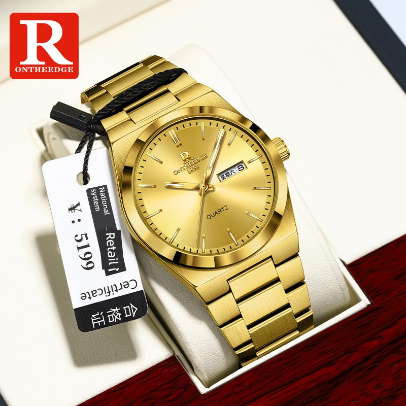 Super Player Genuine Automatic Swiss Green Waterproof Water Quartz Mechanical Watch