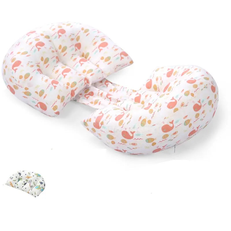 New Cotton Waist Maternity Pillow for Pregnant Women, U-Shaped Full Body Pregnancy Pillow, Pregnancy Cushion Pad