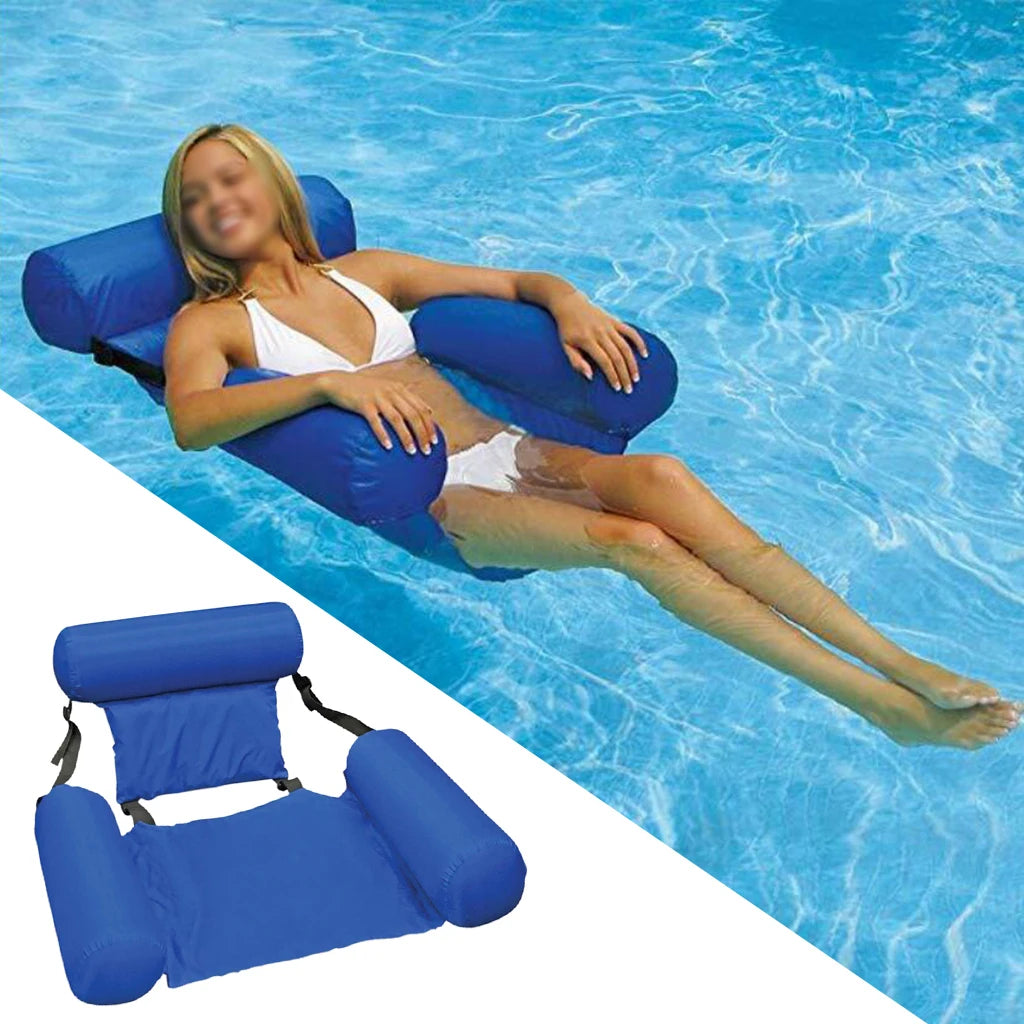Summer Inflatable Floating Water Mattresses Hammock Lounge Chairs Pool Float Sports Toys Carpet Float Pool Accessories
