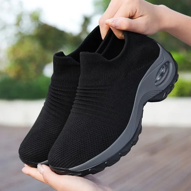 Women Fashion Comfort Sneakers Mesh Breathable Cushion
