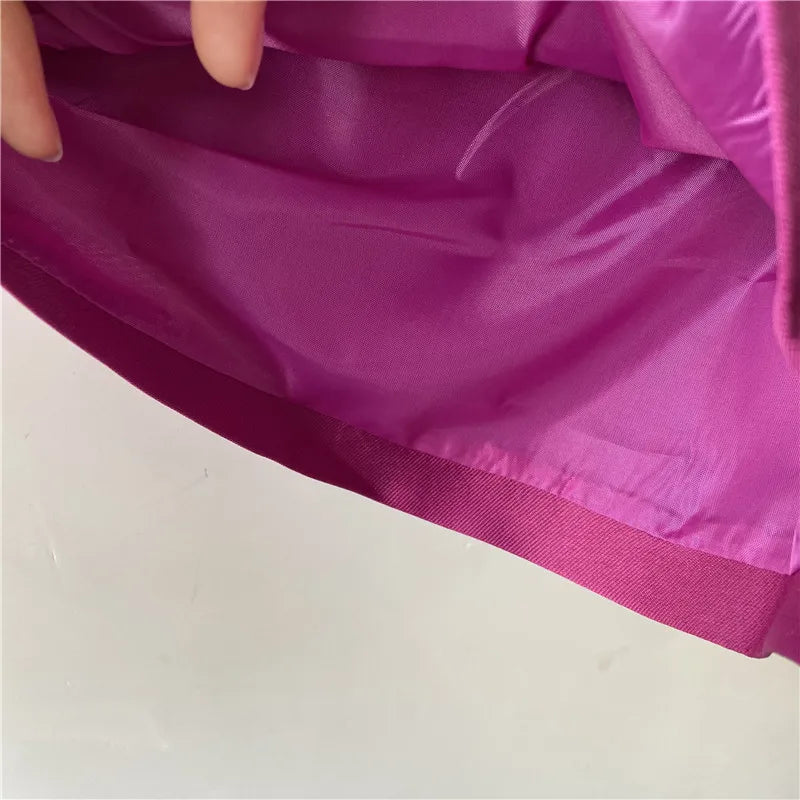 Summer Casual Suit Shorts Wide Legs Silk Satin