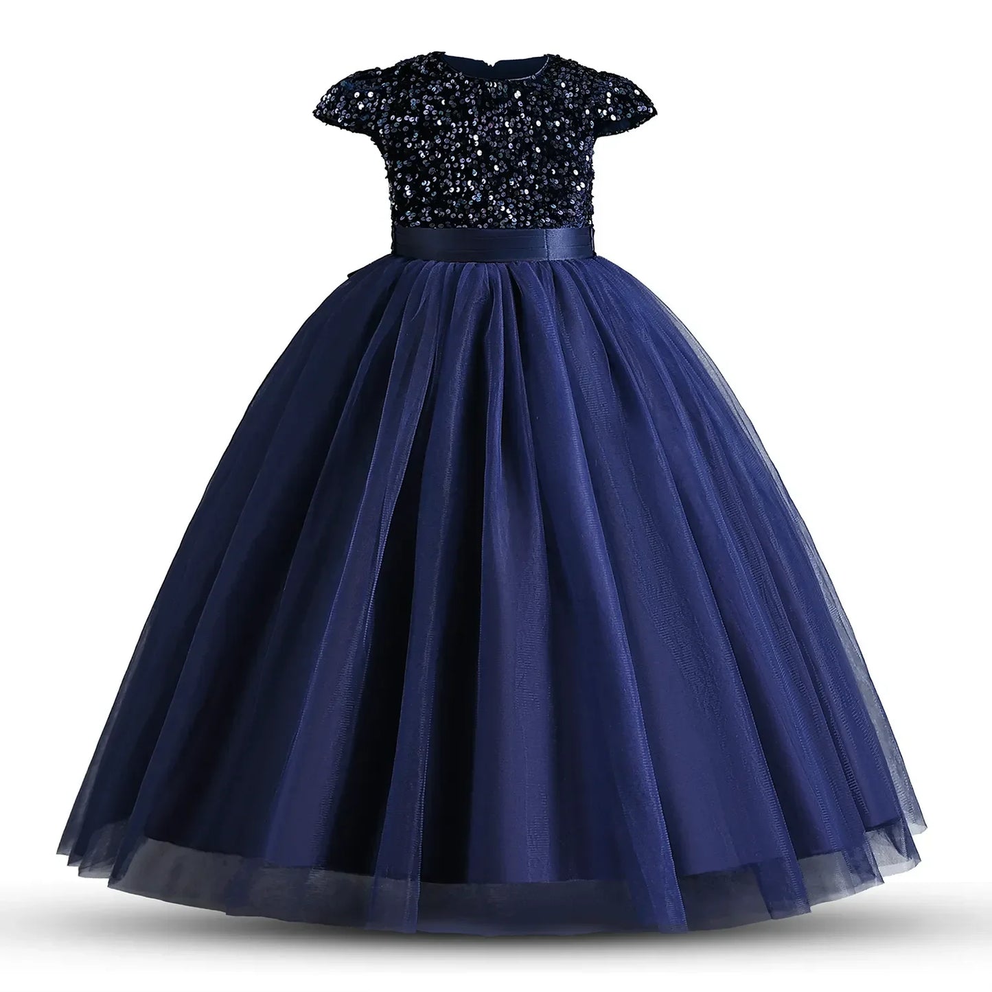 Elegant Girls Long Sequin Princess Dresses