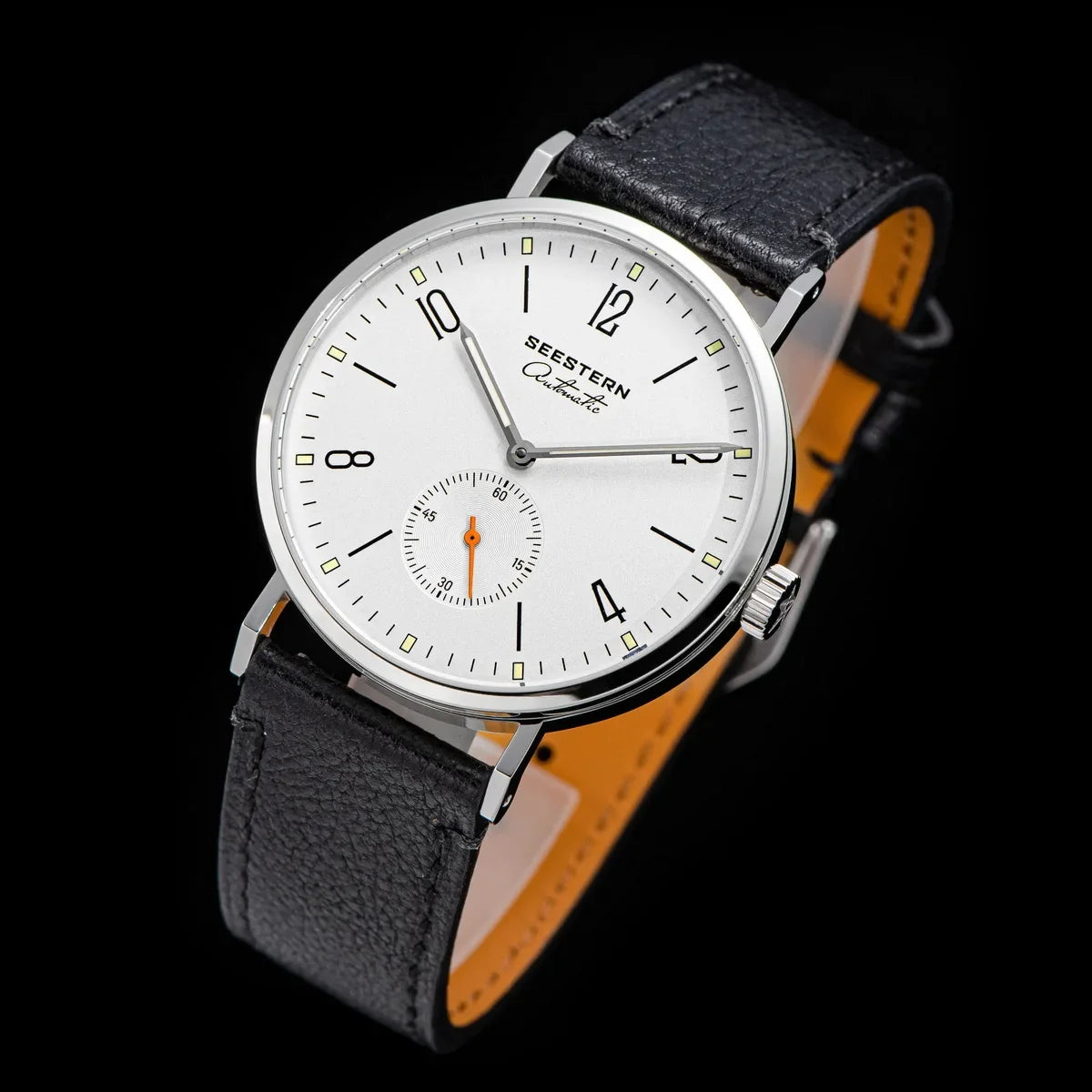 Men's Ultra-Thin Automatic Dress Watch – Stainless Steel Business Watch