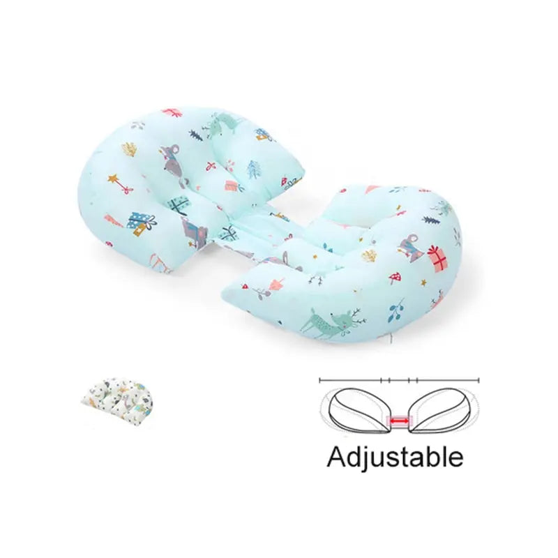New Cotton Waist Maternity Pillow for Pregnant Women, U-Shaped Full Body Pregnancy Pillow, Pregnancy Cushion Pad