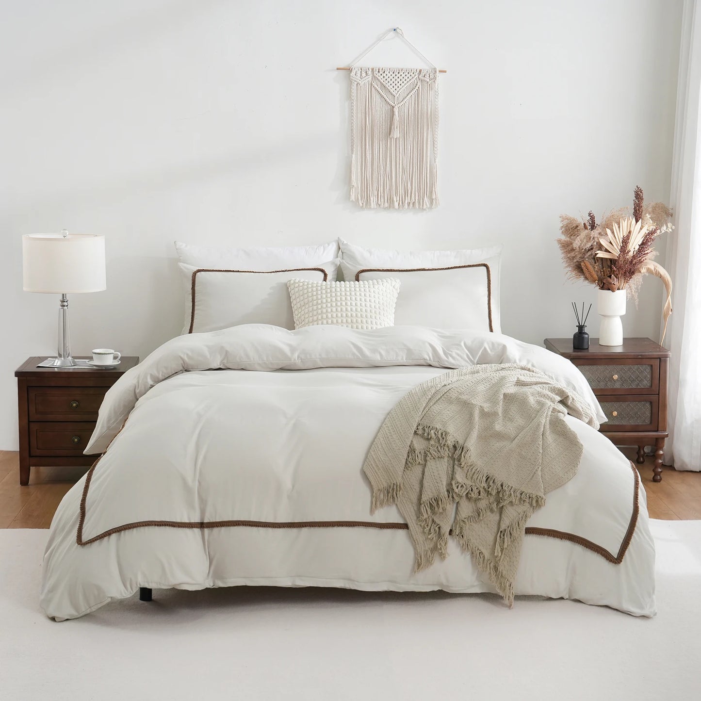 3pc Duvet Cover Set All Season Geometric Line soft lightweight Down