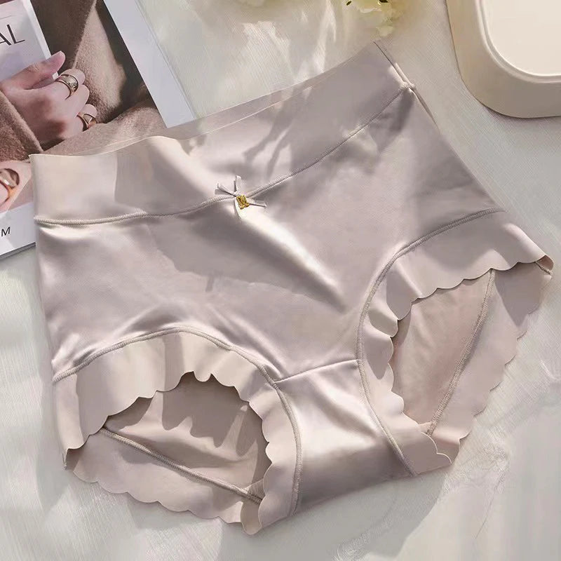 Women's Soft Comfortable Cotton/Silk Briefs High Waist