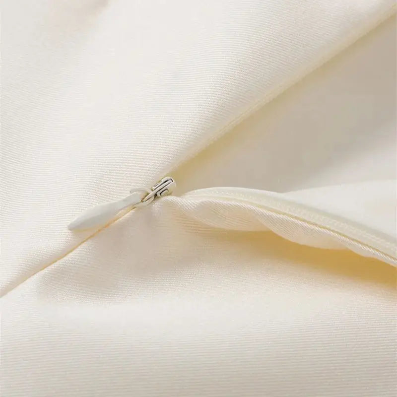 Summer Casual Suit Shorts Wide Legs Silk Satin