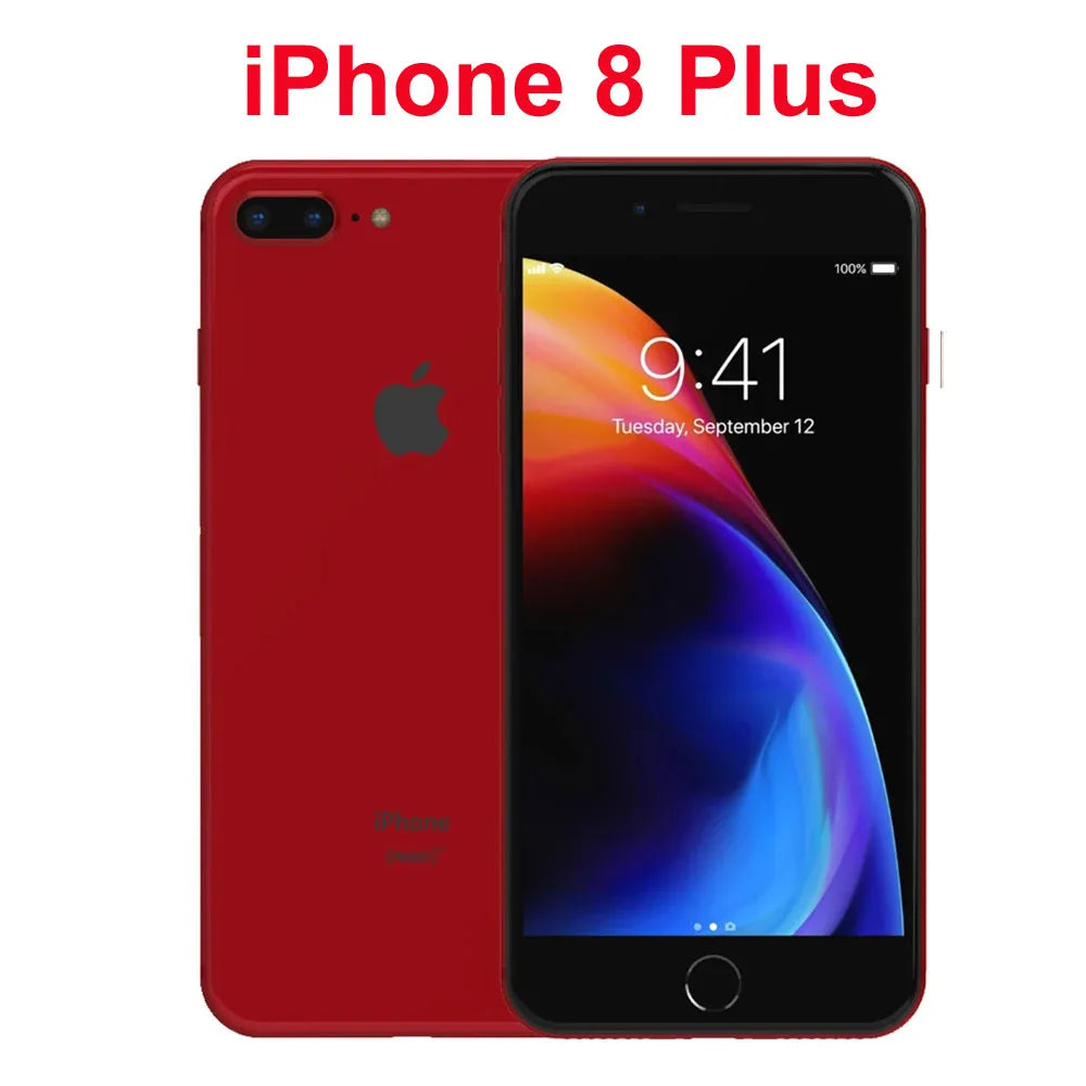 Original iPhone 8/iPhone 8 Plus Phone 8P 4.7'/5.5' Retina IPS LCD RAM 3GB ROM 64/256GB Hexa Core 12MP iOS 4G Unlocked