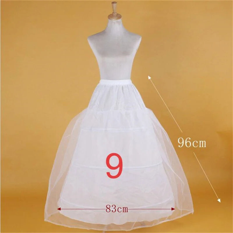 Bridal Wedding Petticoat Underskirt Prom Hoop Crinoline Fancy Skirt Slip 11 Styles Customized