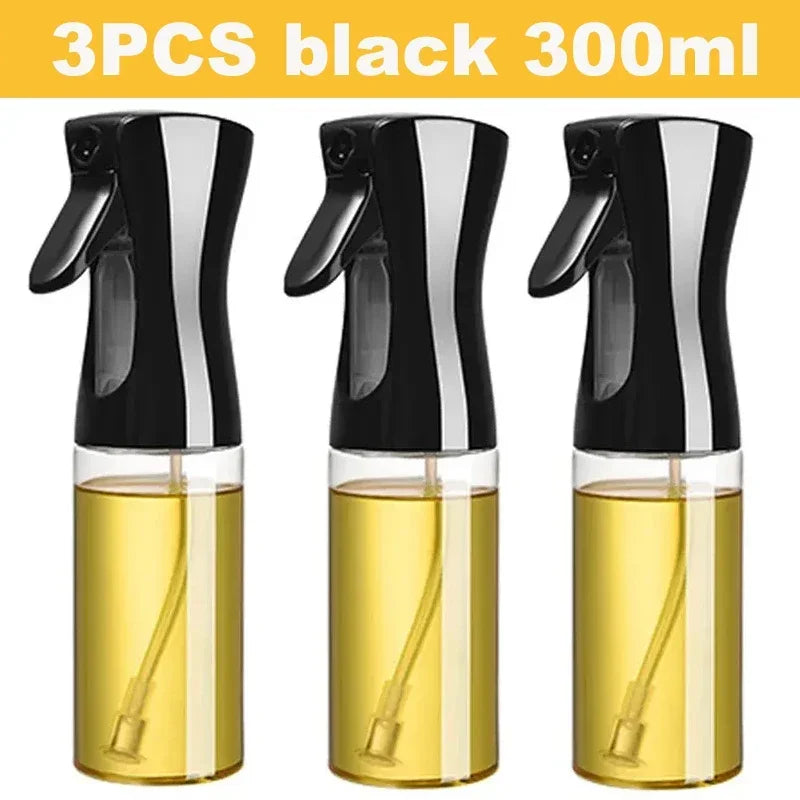 200/300/500ml Olive oil Spray Bottle Kitchen Cooking Dispenser Camping Baking Vinegar Soy Sauce Sprayer Containers