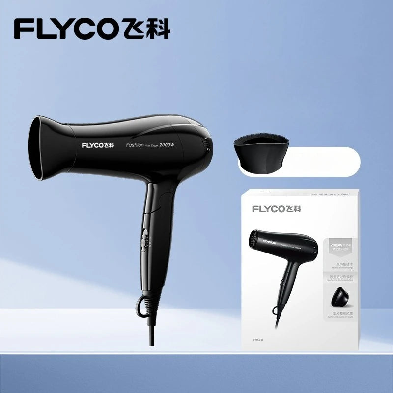 Flyco Hair Dryer High Wind Speed Drying Constant Temperature Hair Care High Power Household Hair Dryer Supports Cold and Hot Air