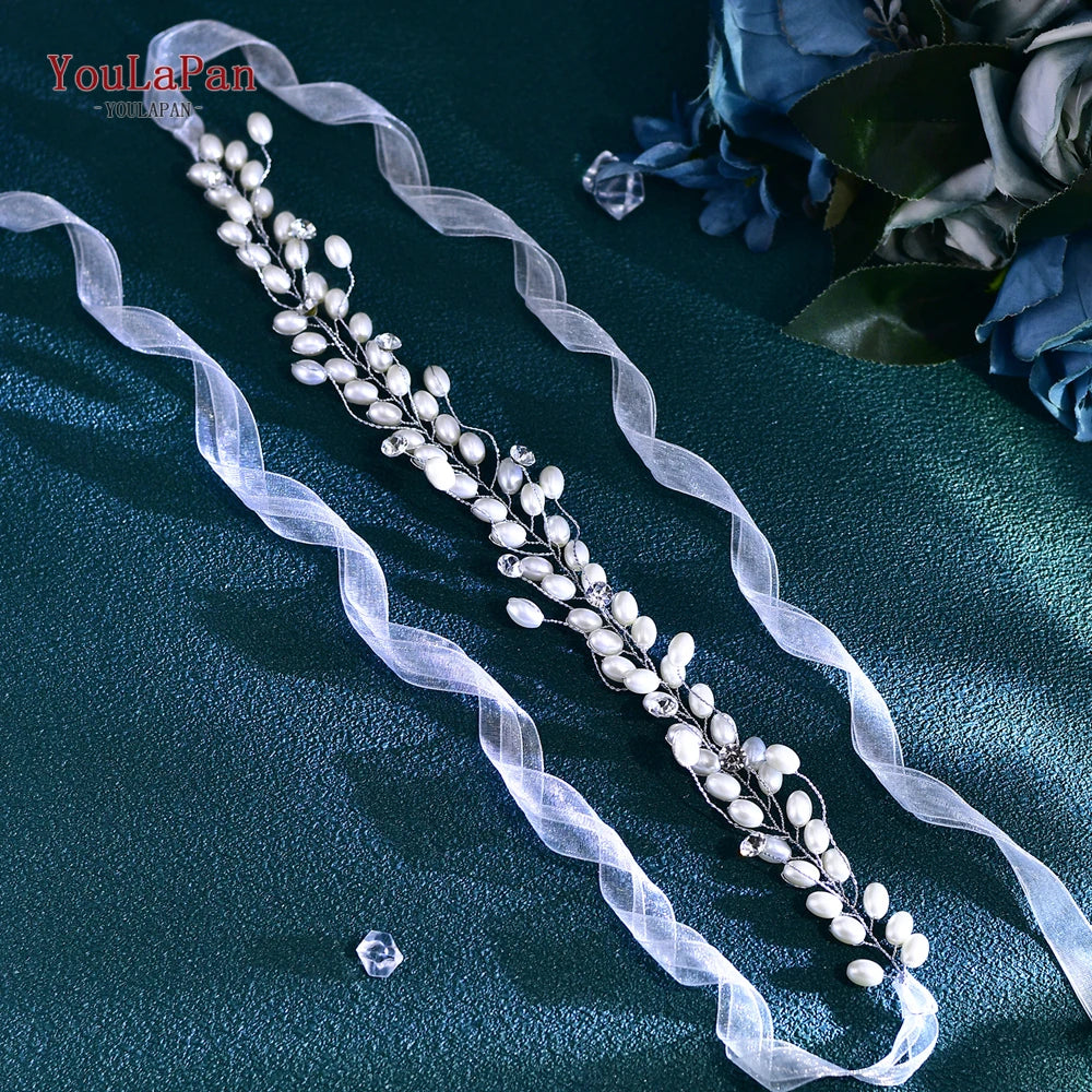 Wedding Dress Belt Sash for Woman Bridal Bridesmaid Floral Belt
