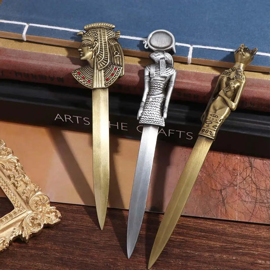Egyptian Pyramid Pharaoh Envelope Opener Zinc Alloy Tool