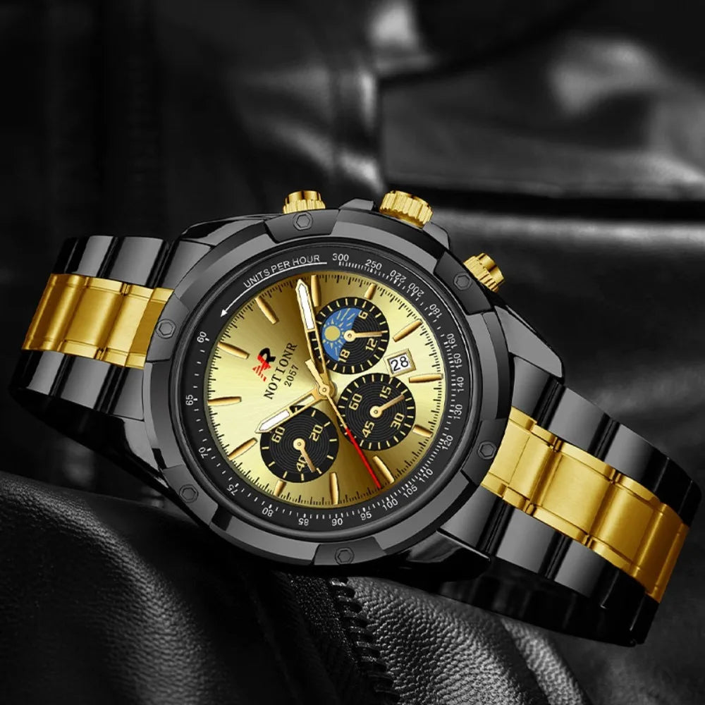 Men's Casual Quartz Wrist Watch – Versatile Everyday Dress Watch