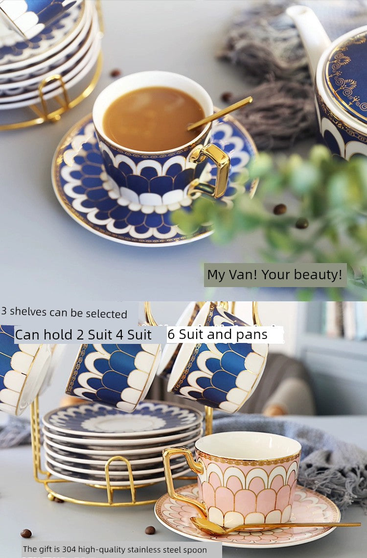 Luxury Gold Plated Ceramic Dinnerware