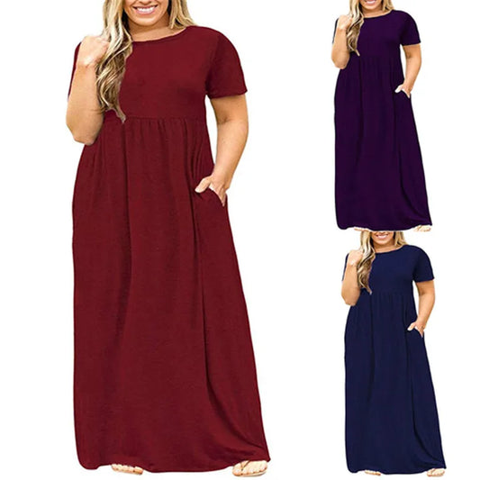 Summer Long Casual Dres Women High Waist Street Sle H Version Cotton Linen Skirt Big Size Fem Faionable Gown