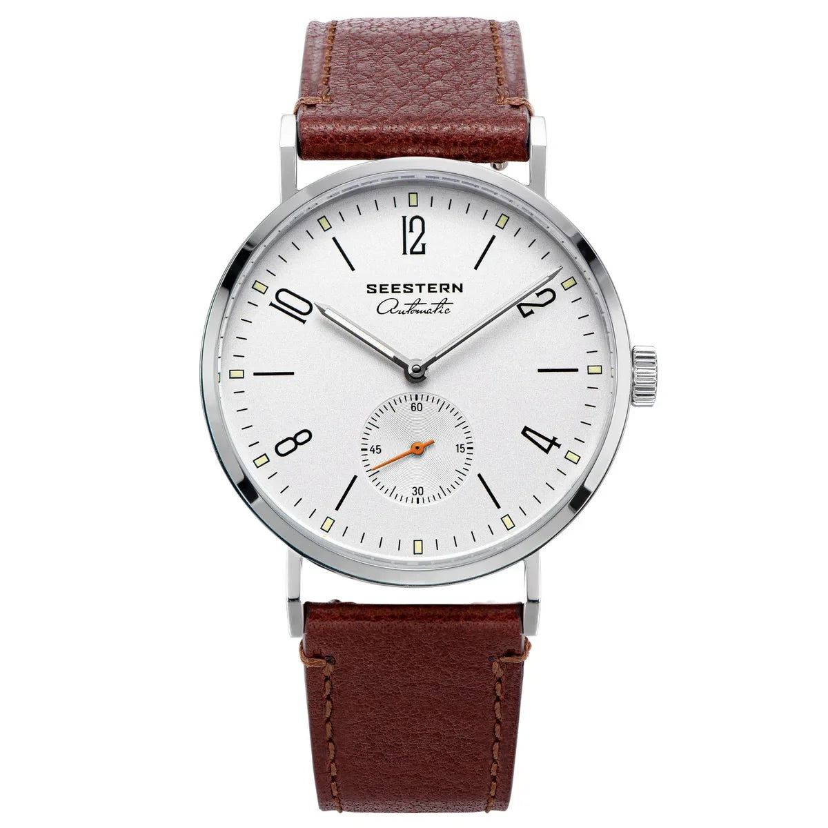 Men's Ultra-Thin Automatic Dress Watch – Stainless Steel Business Watch
