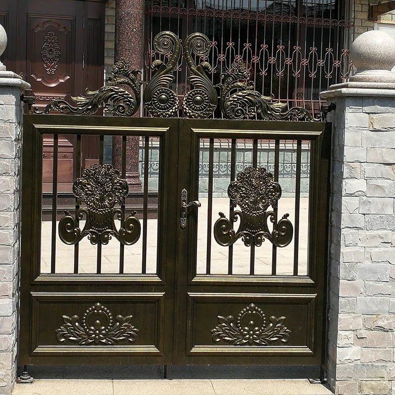 Gate villa aluminum courtyard European style garden gate manufacturer supply