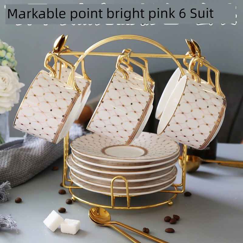 Luxury Gold Plated Ceramic Dinnerware