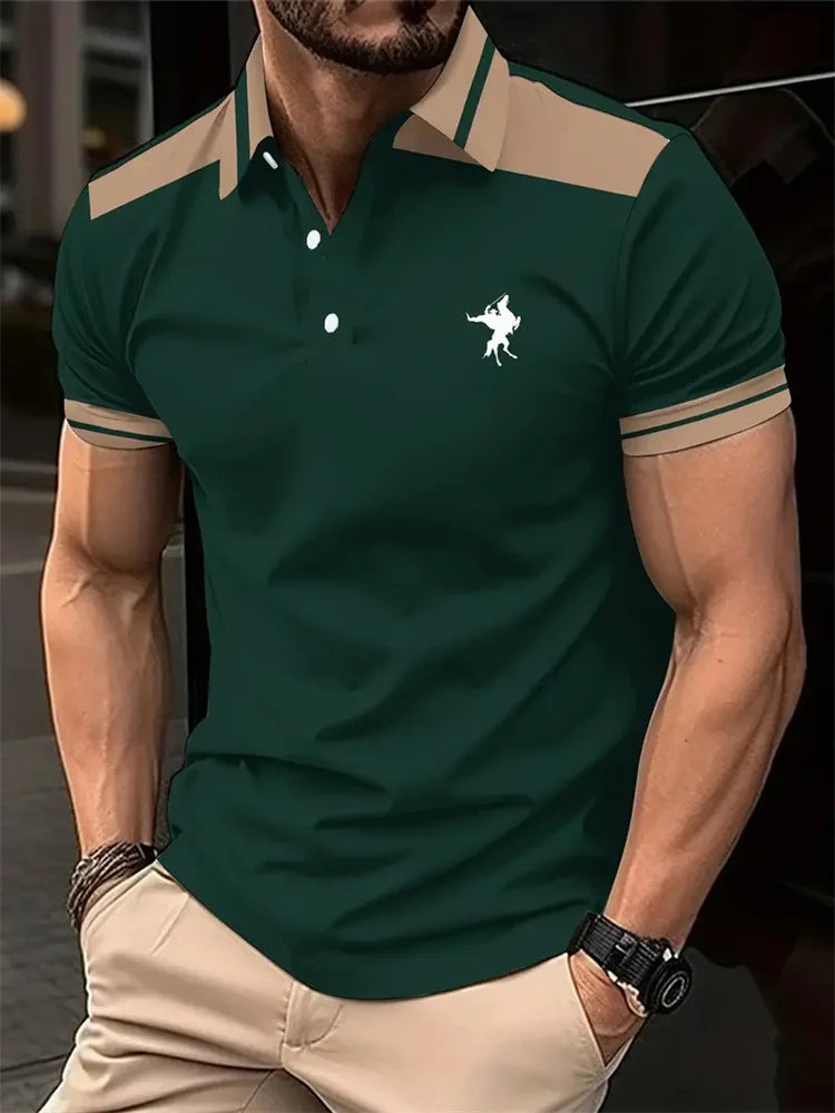 Men's Classic Short Sleeved Polo T-Shirt