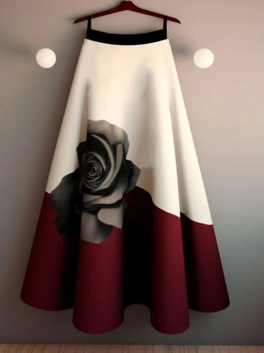 Women's Floral A-line Summer Swing Summer Skirts