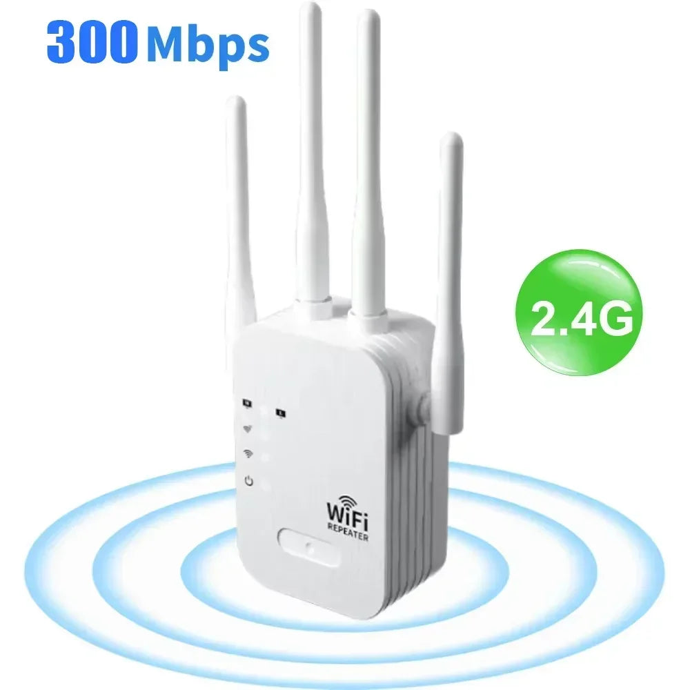 5G 2.4G Dual-band 300Mbps 1200Mbps WiFi Repeater Wireless Extender WiFi Booster Network Amplifier Long Range Signal WiFi Router