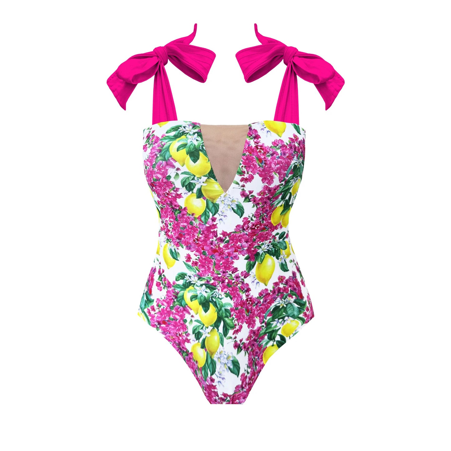 2-Piece Shoulder Ruffle Swimsuit With Cover Up Sexy Beachwear