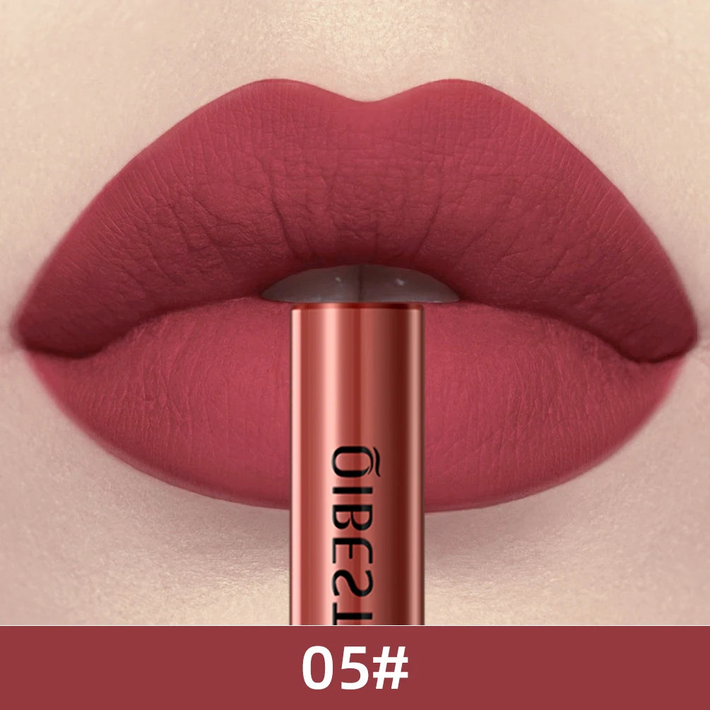 Matte Liquid Lipstick Waterproof Long Lasting Lip Gloss Velvet Mate Nude Red