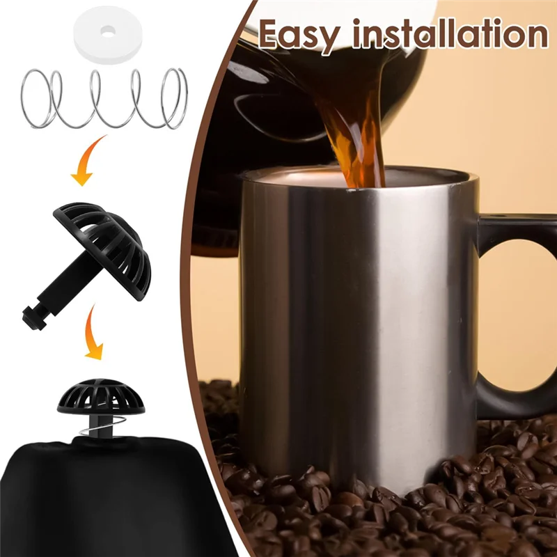 【Price-Drop!】4 Pcs Coffee Maker Brew Basket Bottom Stopper Replacement With Spring For Cuisinart Machines-Replacement Parts