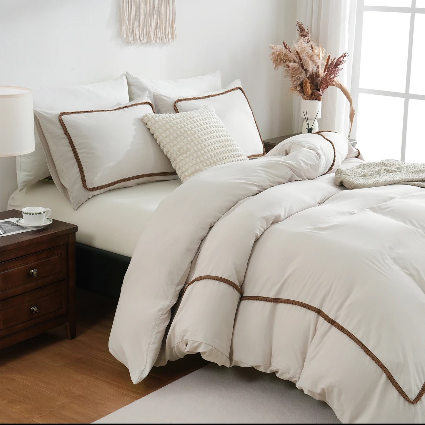 3pc Duvet Cover Set All Season Geometric Line soft lightweight Down