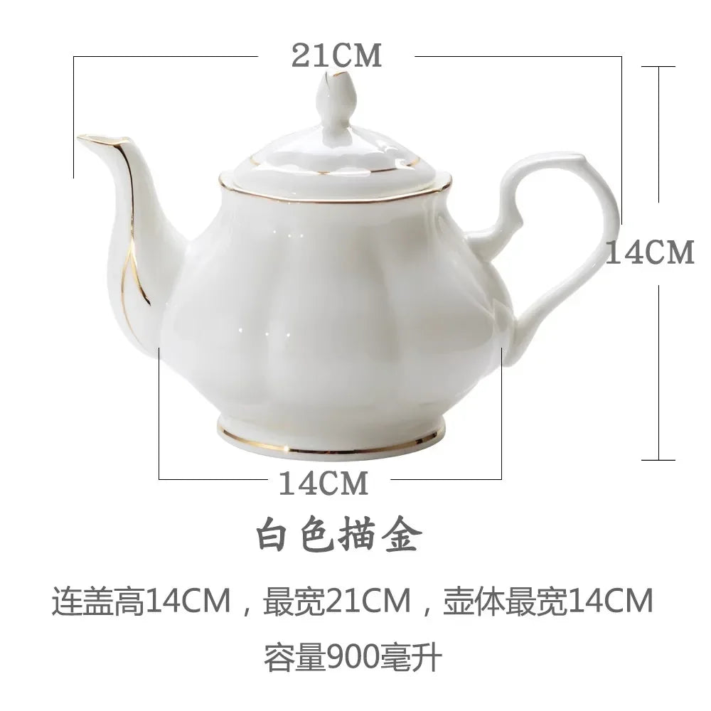 European Bone china coffee set Creative simple ceramic porcelain dish Afternoon tea milk cup 200ML