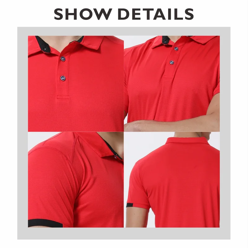 Customizable Diy Logo Quick-drying Polo Shirt For Men & Women Hiking Cycling Camping Outdoor Sports Group Clothing